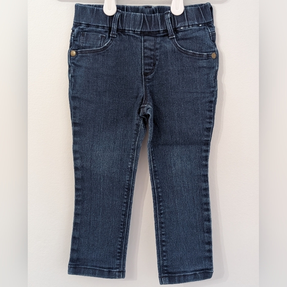 Gymboree Toddler Girl's Jeans, blue, Size 18-24 months - Picture 2 of 9